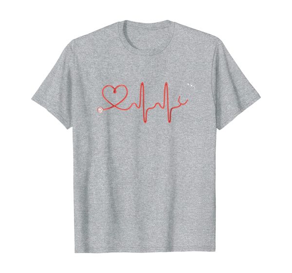 

nurse stethoscope t shirt rn heart beat stethoscope shirt, White;black