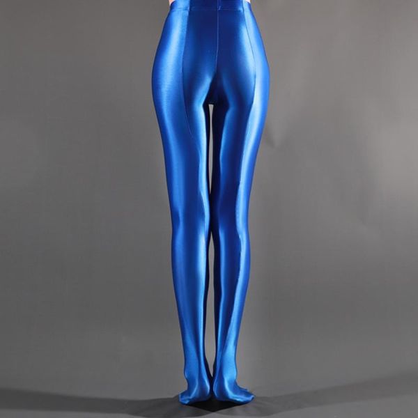 

bright glossy yoga pants pole dance clubwear push up pantyhose women gym fitness workout stretch trousers seamless legging pant outfit