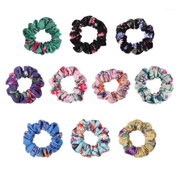 

fashion flower pattern women hair bands ponytail holder headbands accessories1