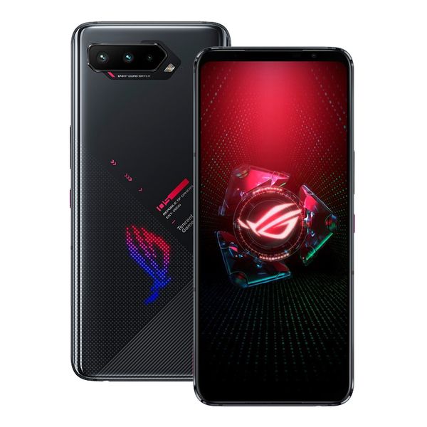 Оригинальный Asus Rog 5 5G мобильный телефон Gaming 8GB RAM 128GB ROM Snapdragon 888 64MP 6000mAh Android 6,78 дюймов Amoled полноэкранный отпечаток пальца ID Face Smart Collection