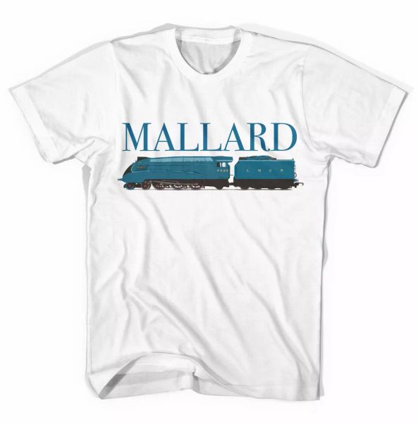 

Mallard Train T Shirt LNER Class A4 4468 Unisex All Sizes Colours, White;black