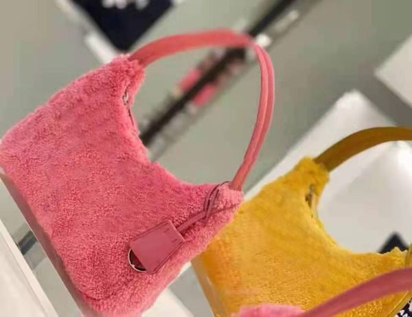 

classic flower lady tote high-end plush shoulder bag for women chest pack purse messenlegerbag handbags colorful