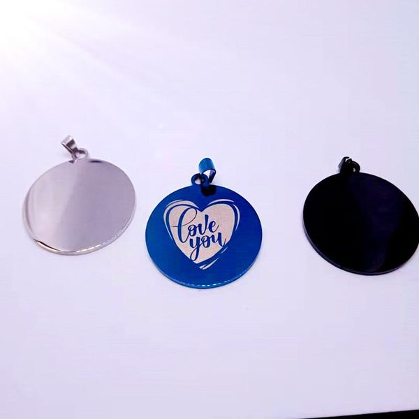 

pendant necklaces stainless steel cursive english alphabet i love you in heart necklace geometric letter initial word lovers gift jewelry, Silver