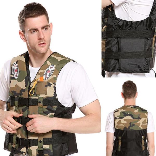 

camouflage portable swimming buoyancy life jacket fishing supplies vest children sea & buoy