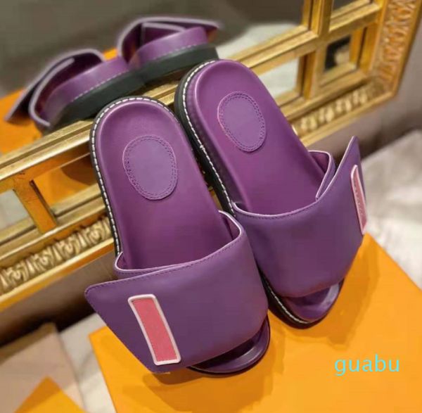

women pool pillow comfort slipper lady nylon strap mule designer men leather sunset flat rubber outsole slide sandal 3337, Black