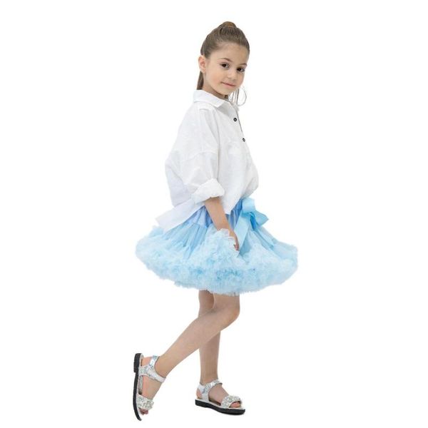 

skirts baby tutu light blue skirt kids dance