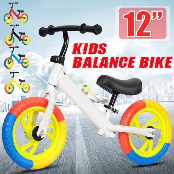 

baby bike kids walker bicycle ride on toys rainbow wheels for 2-6 years old children learning walk racing sliding bikes