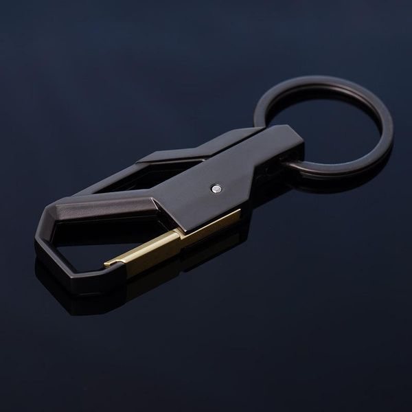 

keychains stainless steel keyrings for man car key chains rings holder gifts 2021, Silver