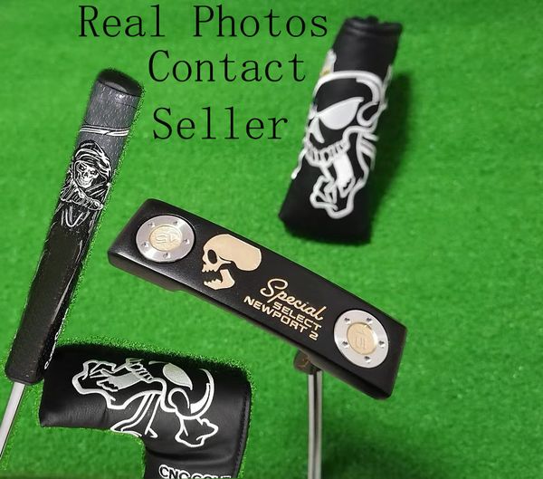 

ups/fedex great quality skull golf putter actual pictures contact seller