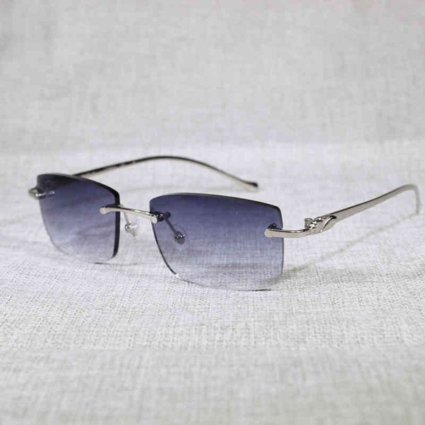 

ancient leopard rimless sunglasses oval sun glasses metal frame shades men for summer outdoor clear glasses for reading 166 us up 60% off, White;black