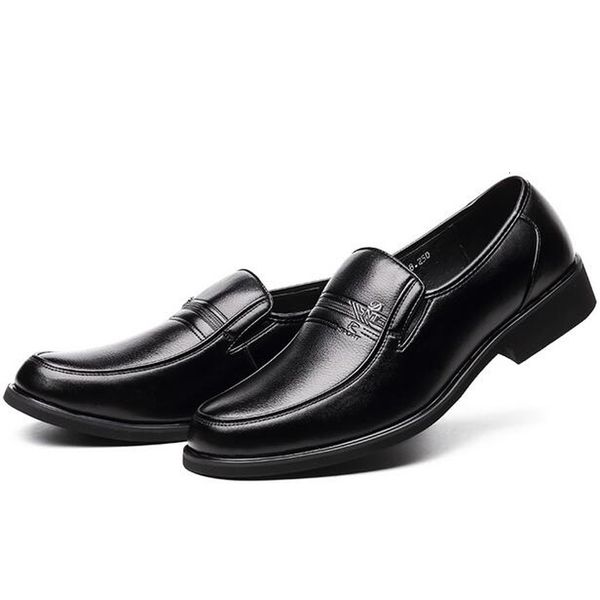 

shoe plus size man 47 48 fall dress shoes for men of genuine apartments solid 9d5c, Black