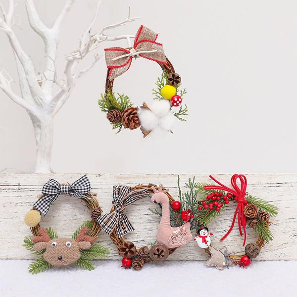 

hanging decorations wreath rattan circle christmas tree pendant window props decorative flowers & wreaths