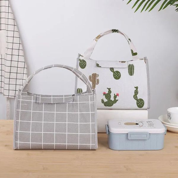 

fashionable lunch bag work workers with thermal insulation handy handbag boys and girls aluminum foil storage bags