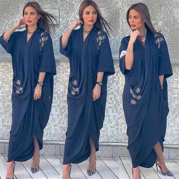 

kaftan abaya dubai turkey hijab muslim fashion kimono cardigan mujer caftan islam abayas for women american clothing robe femme, Red