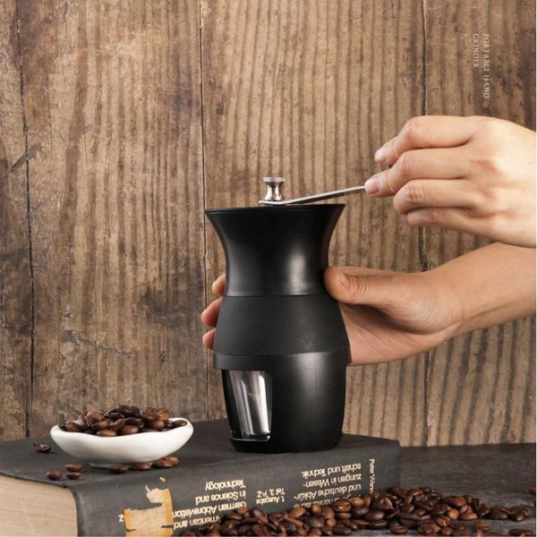 

manual coffee grinders coffeeware hand-cranked machine grinder portable water washing stainless steel thickening