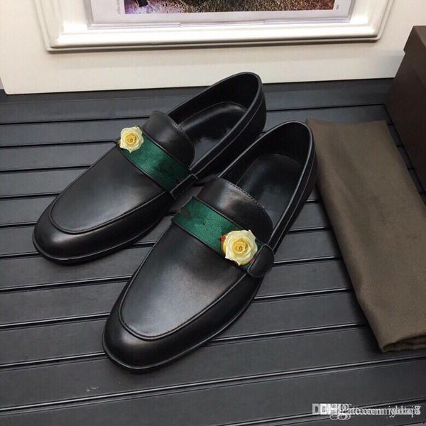 

l5 men's casual shoes luxury brands 21ss crocodile leather italian loafers men moccasins slip on boat shoes plus size 38-45 33, Black