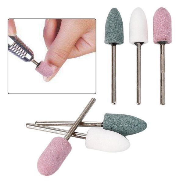 

nail art kits manicure ceramic drill carborundum grinding head polishing pedicure milling files cutter tool