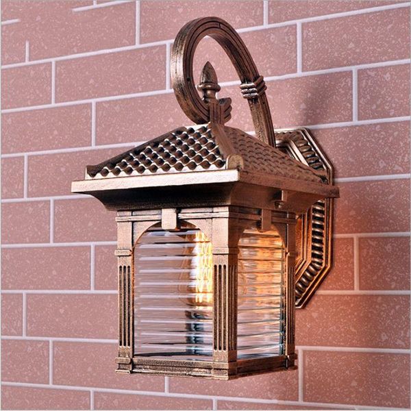 

retro outdoor wall lamp simple european courtyard lighting balcony aisle lamps