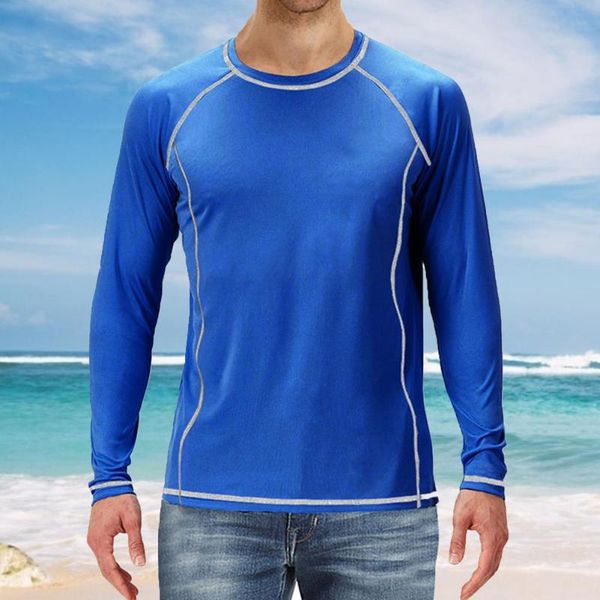 

men's t-shirts sun protection quick dry upf 50+ long sleeve outdoor hiking t-shirt sunscreen shirts block top, White;black
