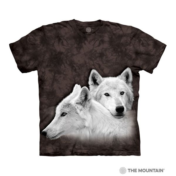 

snow wolf men's 3d printing t-shirt graphic optical illusion short sleeve party streetwear punk gothic crew neck summer, White;black