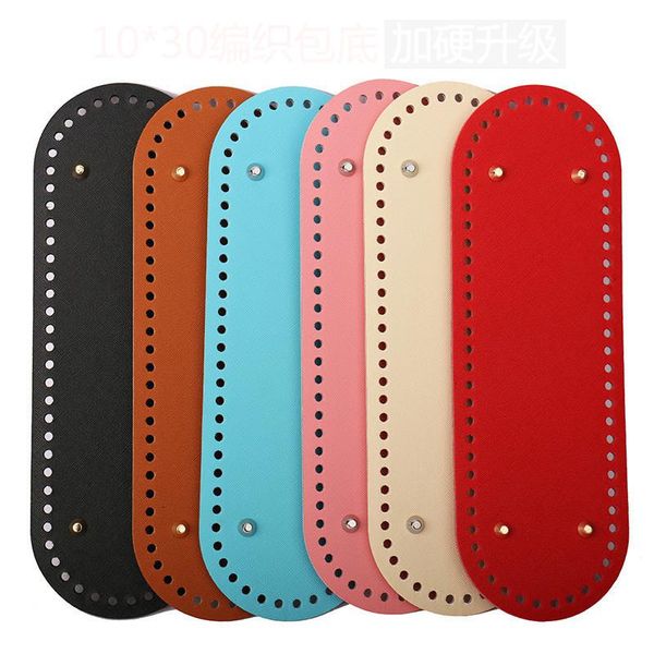 

bag parts & accessories fashion 10x30cm woven replacement luggage wheels leather manual upgrade hard bottom diy elegant for women, Black