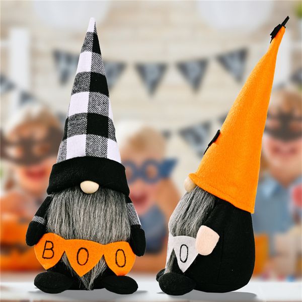 

50%off halloween party holding boo faceless doll with bat lattice pointed hat rudolph standing ornament c70814f jers