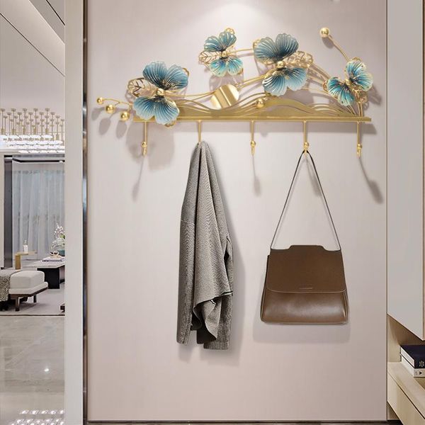 

hooks & rails creative luxury door with clothes hook and key rack porch wall decoration metal coat for hanging
