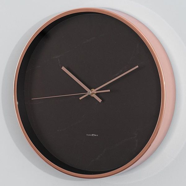

wall clocks simple creative clock living room nordic marble modern silent quartz orologio parete decoracion comedor zb50wc