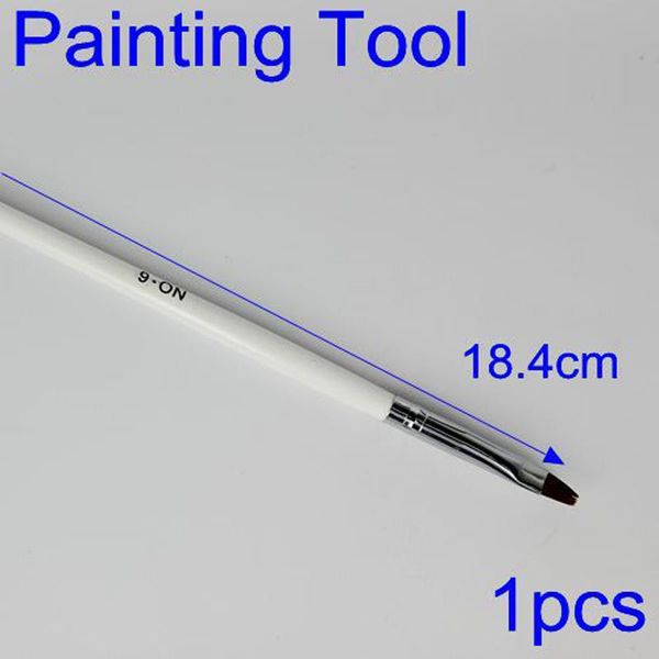 

nail brushes 1pcs painting tool manicure light therapy brush french potherapy pen professional products for polish smear, Yellow