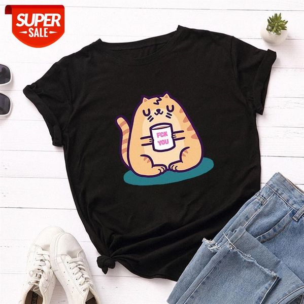

women's loose round neck short-sleeved cotton t-shirt t167 #xp3f, White