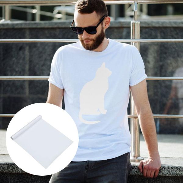

window stickers 1pc diy clothing useful pu white htv for t-shirts and garments