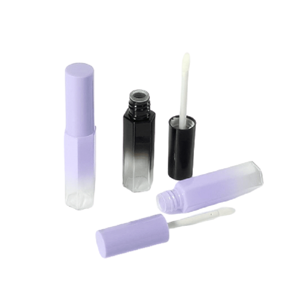 

storage bottles & jars gradual change six sides lip gloss container empty plastic wand tube packing bottle cosmetic 30/50/100picecs