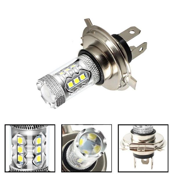 

car headlights h4 h7 led 80w 6000k super bright white 12v fog lights lamp bulb headlight for