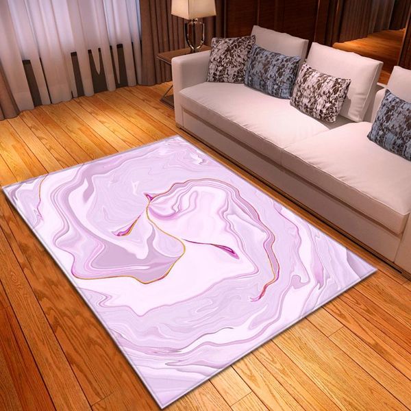 

living room carpet christmas abstract multicolor marble pattern nordic decoration household baby floor mat carpets