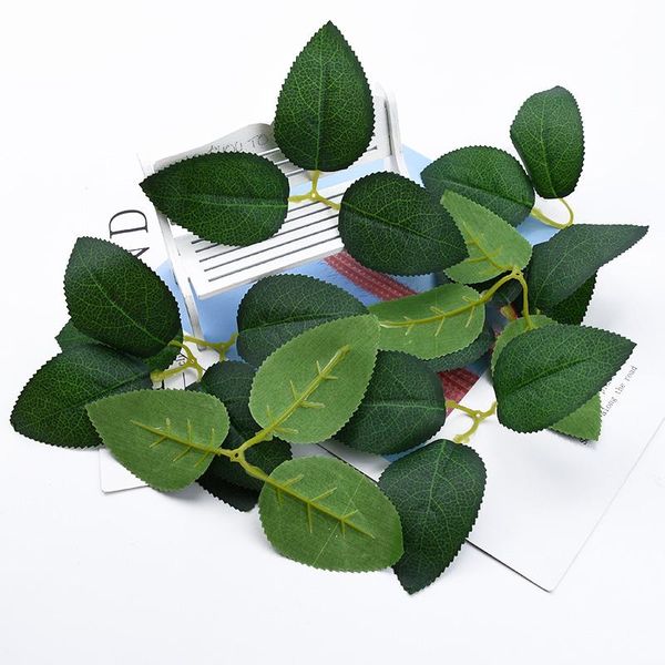 

decorative flowers & wreaths 10/30 pieces silk roses leaf diy gifts box wedding christmas decorations for home artificial leaves