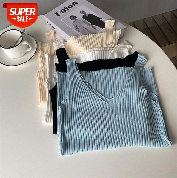 

zhi chenxi ice-feeling slim-fit camisole women's short style with thin and versatile bottoming shirt yl832 #2o10, Black;gray