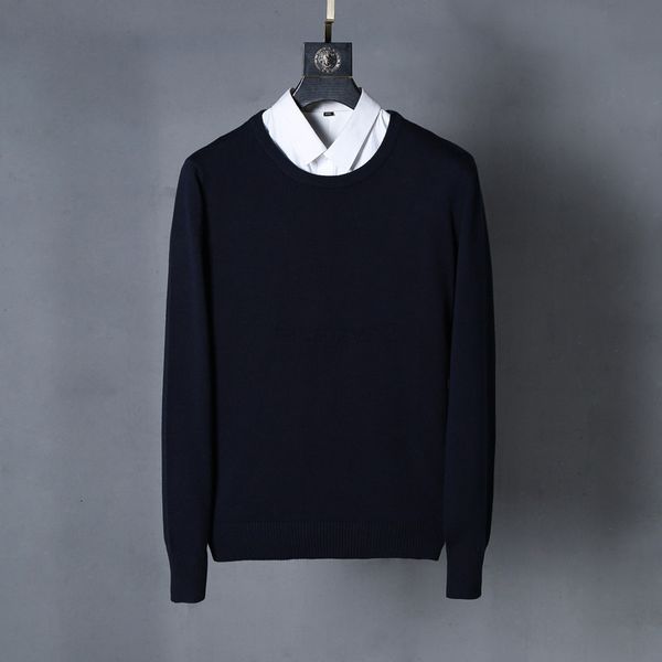 

classic mens brand clothing chest letter sweater fashion casual autumn winter hoodie pullover men women crew neck sweaters -xxl, White;black
