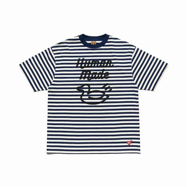 

10colors striped t shirt men women fashion casual tees, White;black