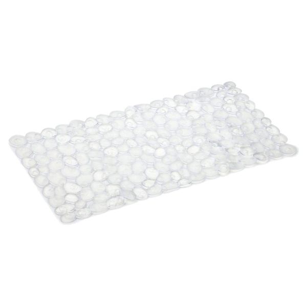 

88*40cm cobblestone environmentally friendly pvc bathroom mats rectangular bath
