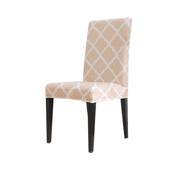 

chair covers spandex elastic printing dining slipcover office restaurant banquet el home decoration seat