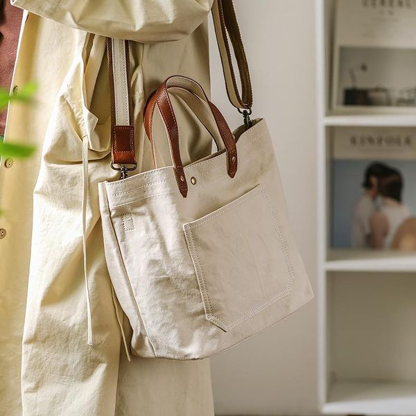 

evening bags fashion shopping bag large capacity canvas ins college cute female shoulder