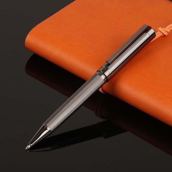 

ballpoint pens quality retro business metal pen 1.0mm ball signature school office writing stationery accessories supplies, Blue;orange