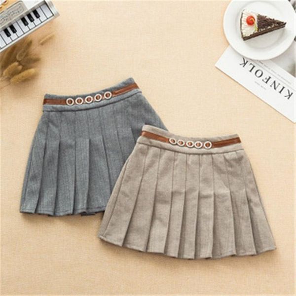 

skirts 3 4 5 6 7 years baby girls skirt fashion pleated spring autumn elastic waist toddler children skirtpettiskirt, Blue