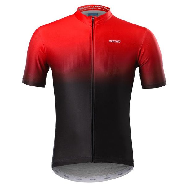 

racing jackets 2021 brand pro team mens cycling jersey short sleeve tight fit bicycle road bike clothing moisture-wicking, Black;red