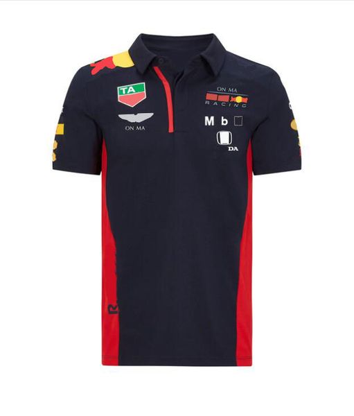 

f1 world formula one outdoor car team lapel short sleeve quick dry polo shirt
