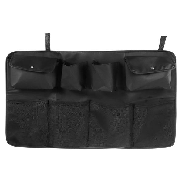 

multifunction car seat bag automobile back trunk pocket organizer (black)