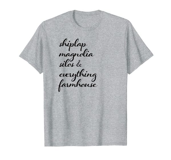 

shiplap magnolia silos everything farmhouse t-shirt, White;black