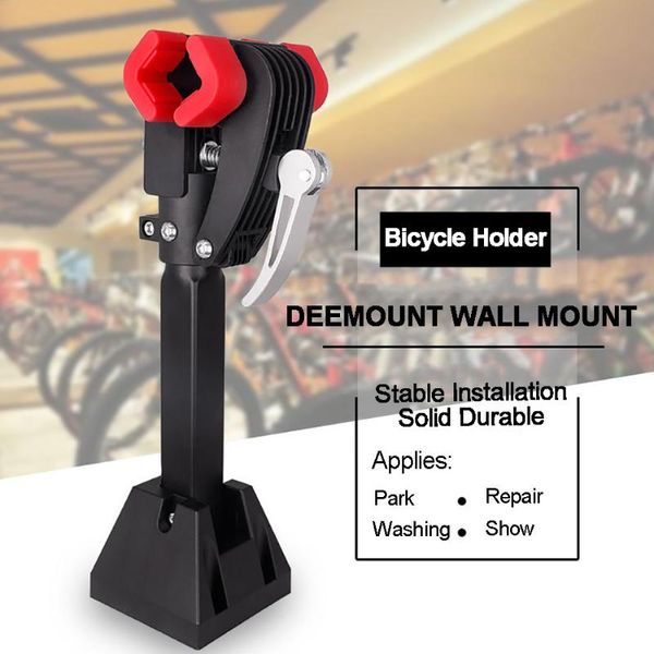 

car & truck racks deemount heavy duty wall mount for bicycle storage mechanical repair mtb road bike clamp work bracket holder stand 20kg lo