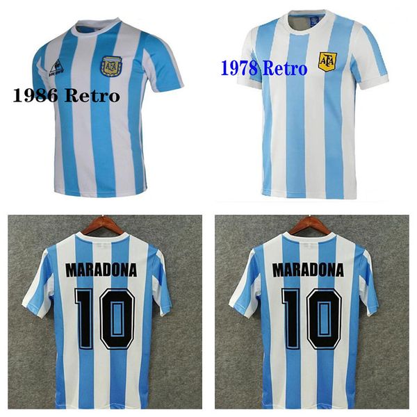 

1986 1978 argentina retro soccer jersey maradona 86 vintage classic retro argentina maradona 78 football shirts maillot camisetas de futbol, Black;yellow