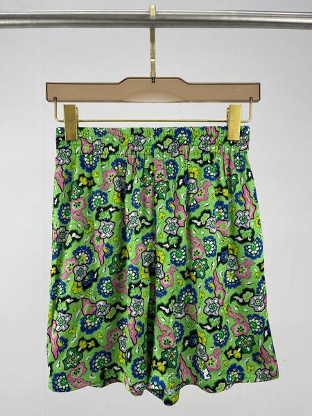 

women's shorts 2021 women fashion loose rayon printed 0707, White;black